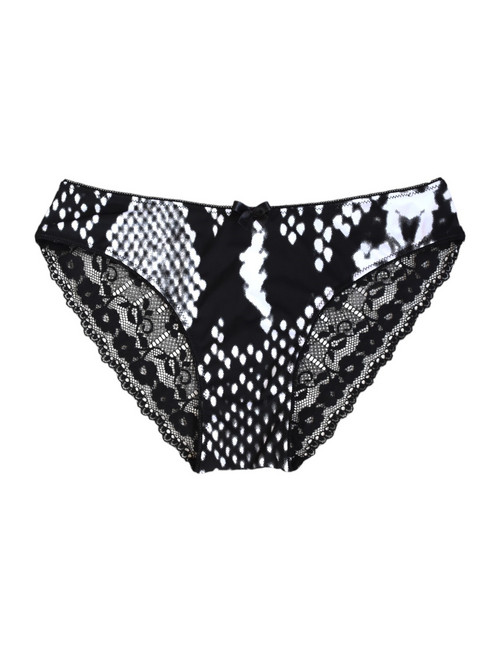 Дамско бельо Бикини  Дамска бикина Финес с дантела и сатенени панделки